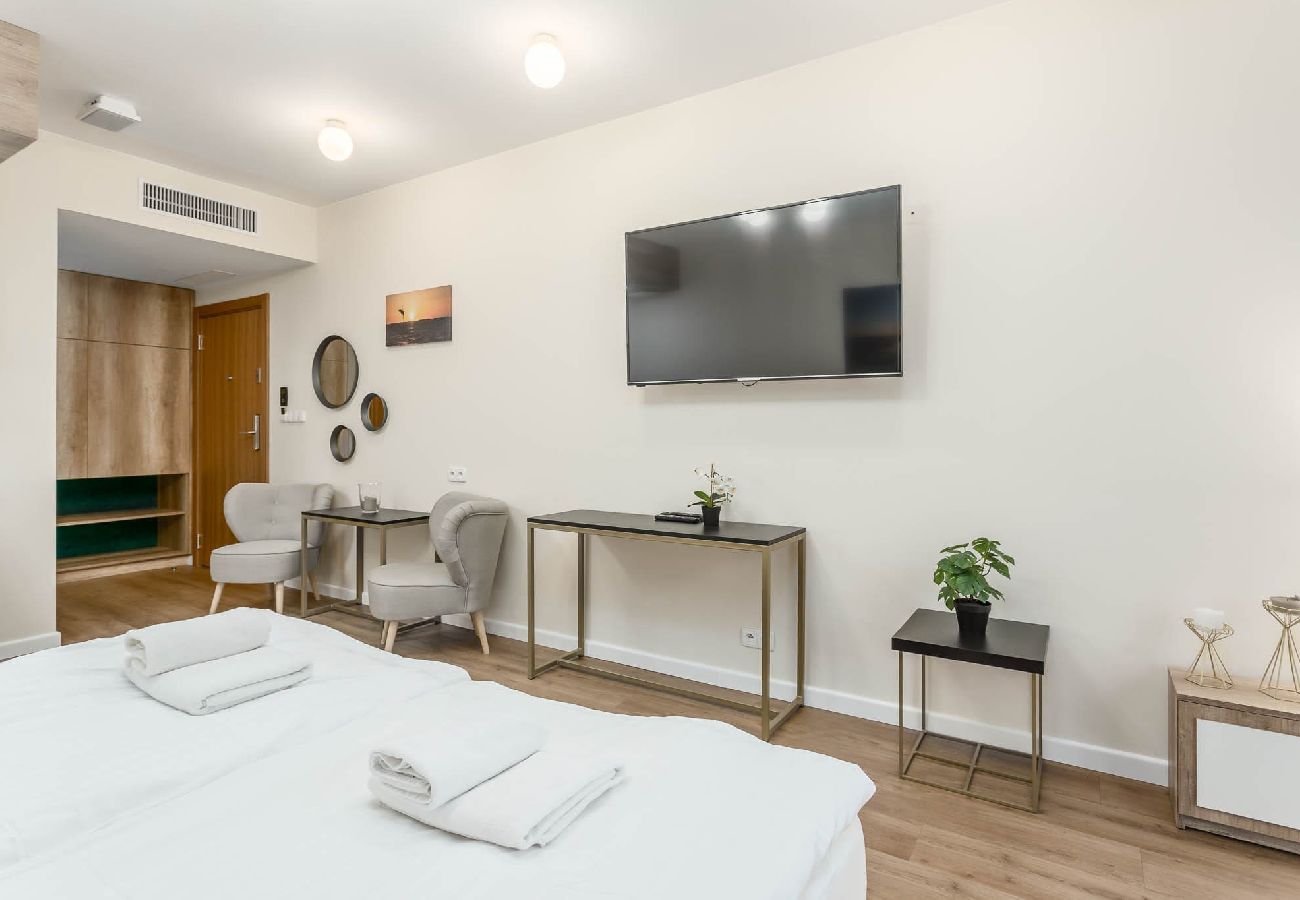 Studio w Gdańsk - Apartament typu studio Deo Plaza 216B z aneksem kuchennym