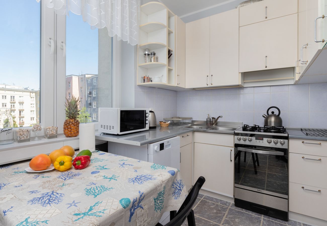 Apartament w Gdynia - Słoneczny Apartament Rodzinny z Balkonem, Gdynia Śródmieście