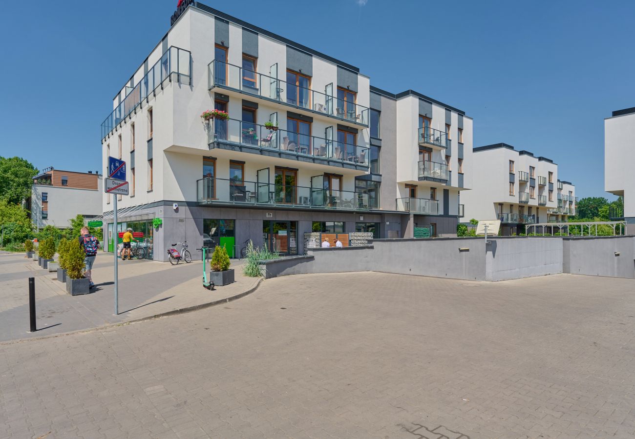 Apartament w Wrocław - Nowoczesny Apartament Na Grobli | 1 sypialnia | Balkon