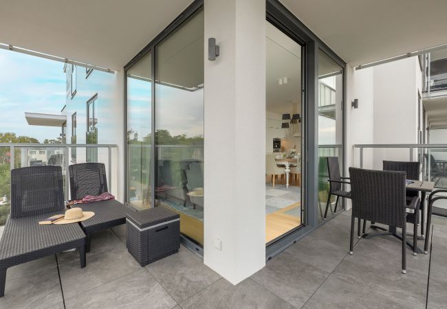 Apartament w Mielno - Jantaris B37 | Prestige, Wifi, klimatyzacja, 3 sypialnie, 2 balkony, parking, Mielno