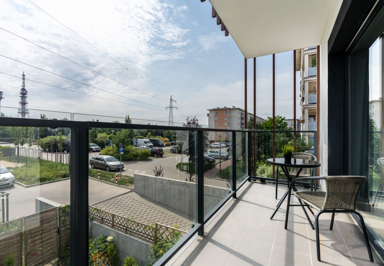 Apartament w Poznań - Nowoczesny apartament Mateckiego z balkonem i parkingiem, Poznań