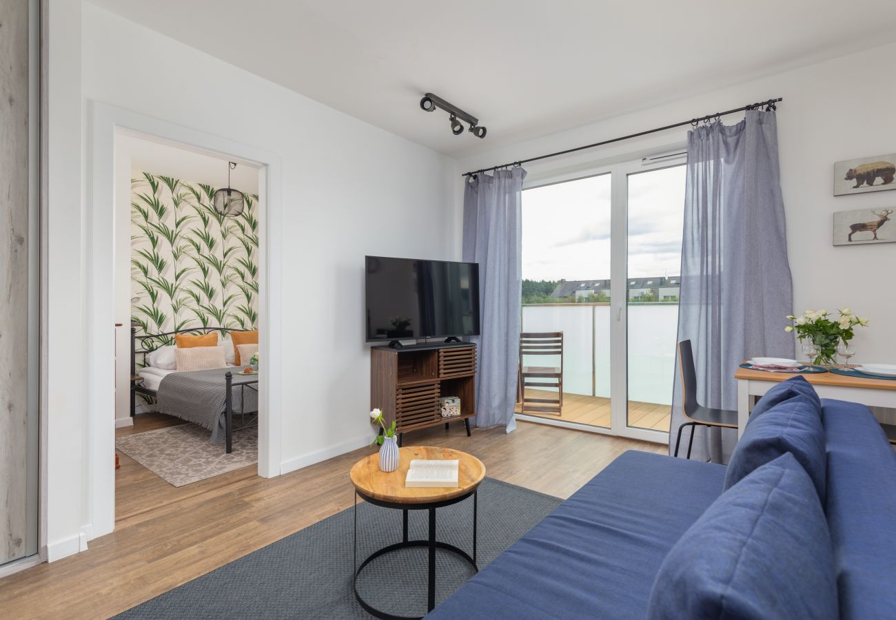 Apartament w Grzybowo - Stylowy apartament Posesja Kapitańska z parkingiem i balkonem 500 m do plaży