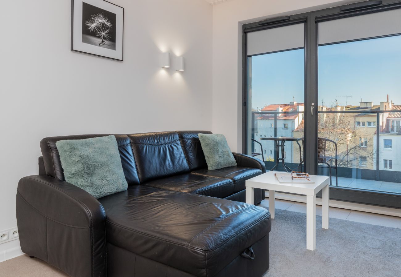 Apartament w Gdańsk - Browar Gdański | Parking | Balkon