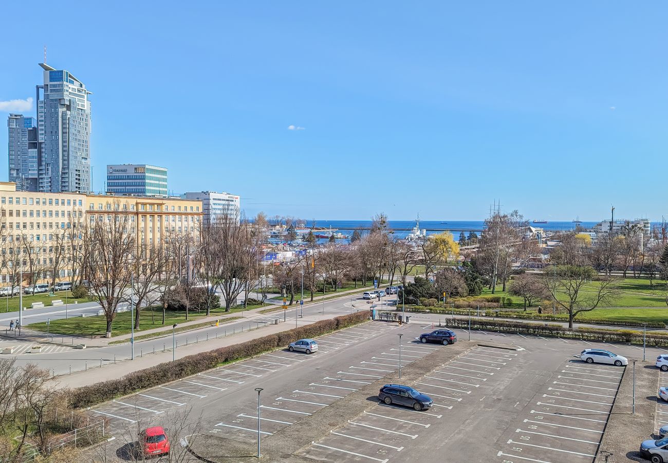 Studio w Gdynia - Przytulne Studio z Balkonem dla 3 osób | Przyjazne zwierzętom | Skwer Kościuszki 13B | Gdynia 