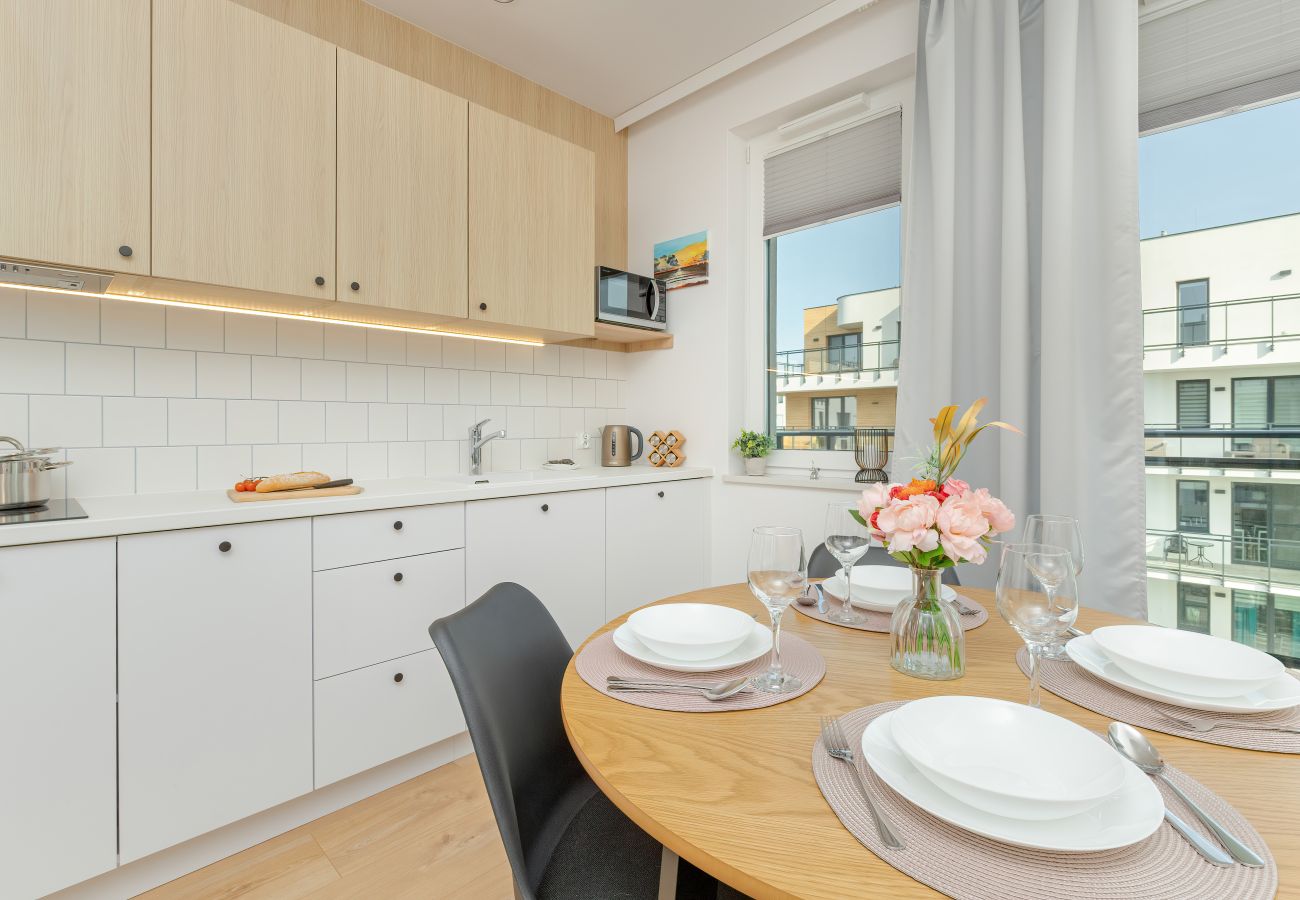 Apartament w Puck - Nowy Świat 23G | Wifi, 1 sypialnia, balkon, parking, Puck