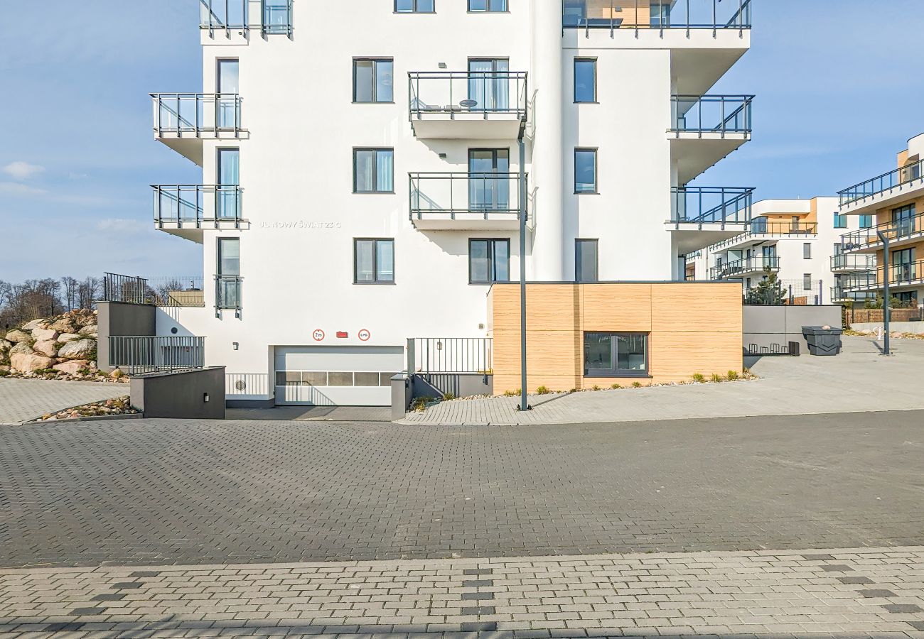 Apartament w Puck - Nowy Świat 23G | Wifi, 1 sypialnia, balkon, parking, Puck