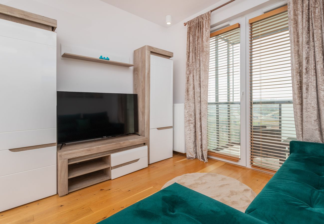 Apartament w Gdańsk - Sucha 37A | Jedna Sypialnia | Balkon | Parking | Gdańsk | Blisko Plaży w Brzeźnie 