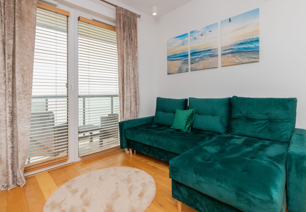 Apartament w Gdańsk - Sucha 37A | Jedna Sypialnia | Balkon | Parking | Gdańsk | Blisko Plaży w Brzeźnie 