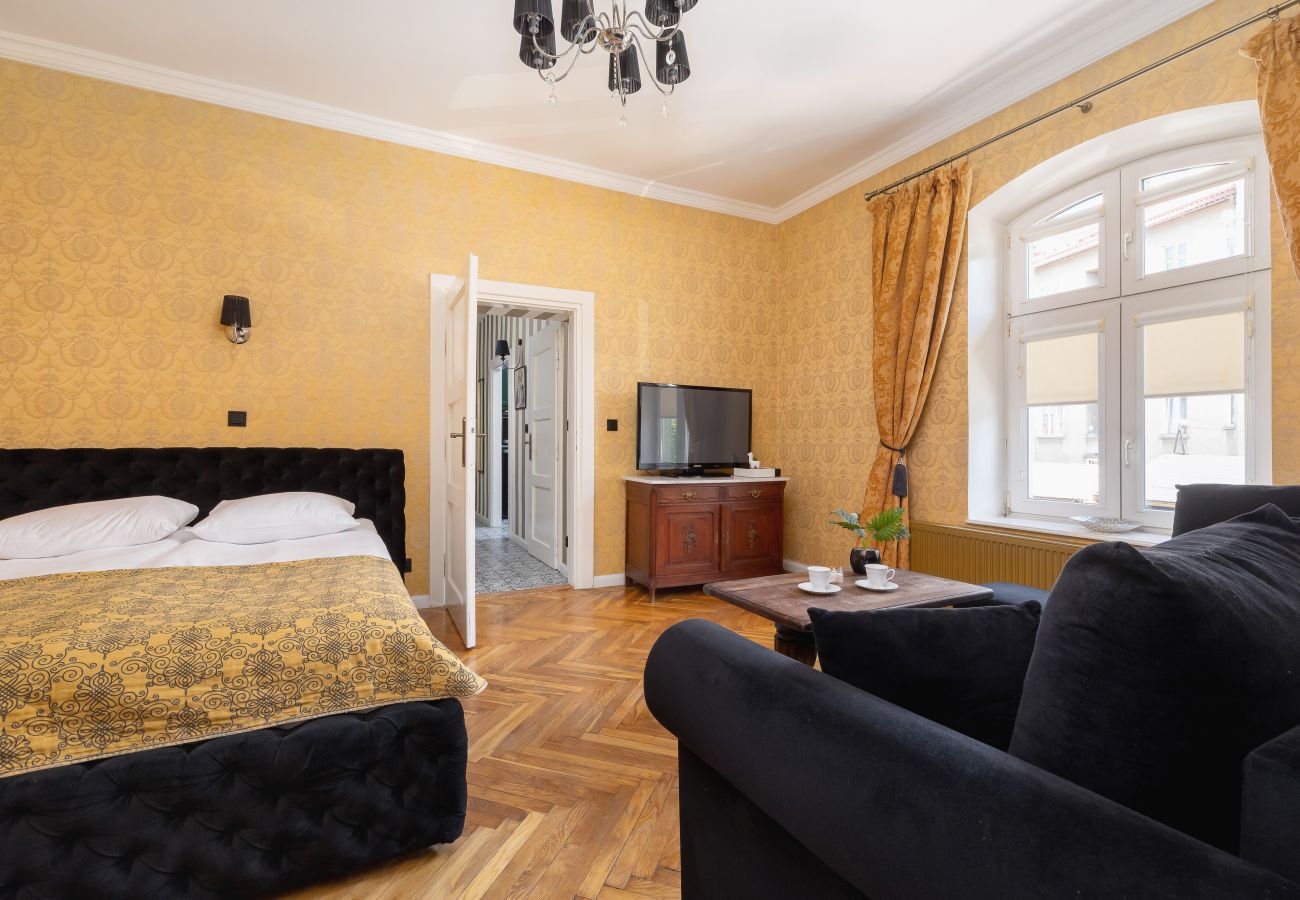 Apartament w Kraków - Elegancki apartament z dwoma sypialniami w sercu Krakowa | Klimatyzacja | Praca zdalna