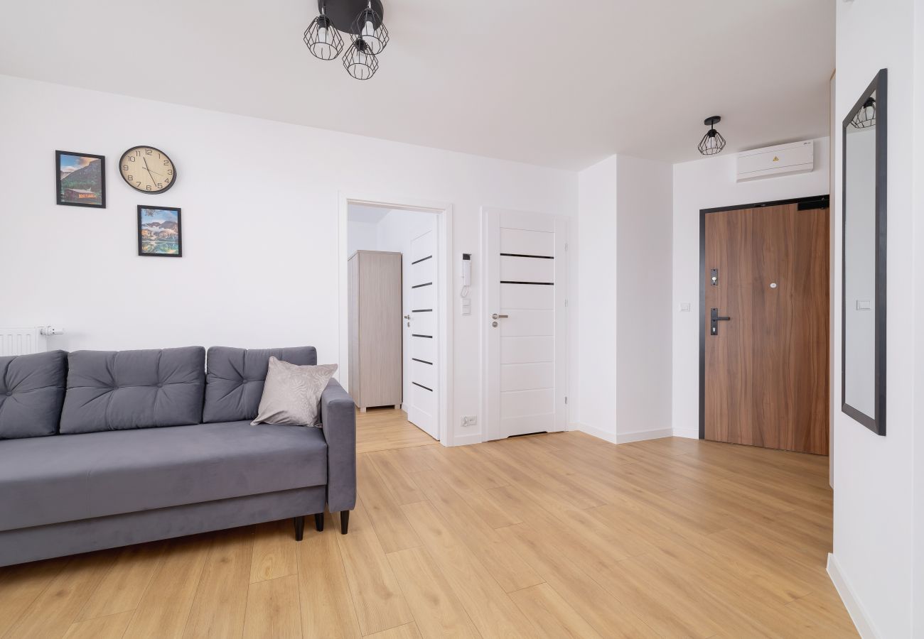 Apartament w Kraków - Jasny Apartament z Parkingiem | Balkon | Kraków | WiFi