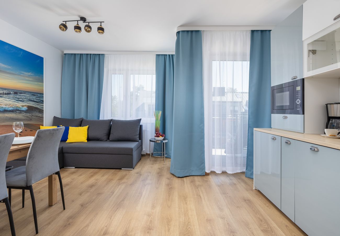 Apartament w Dziwnów - Dwupoziomowy Apartament | Dziwnów | Klimaty Bałtyku | Klimatyzacja | Parking | Dla 4 | Dwa Balkony